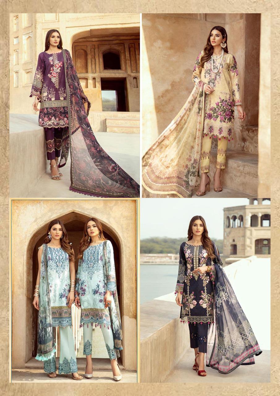 Apna Cotton Saniya 4 Latest Fancy Designer Karachi Dress Material Collection